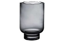 Vase Glas Rozanna grau H 23cm