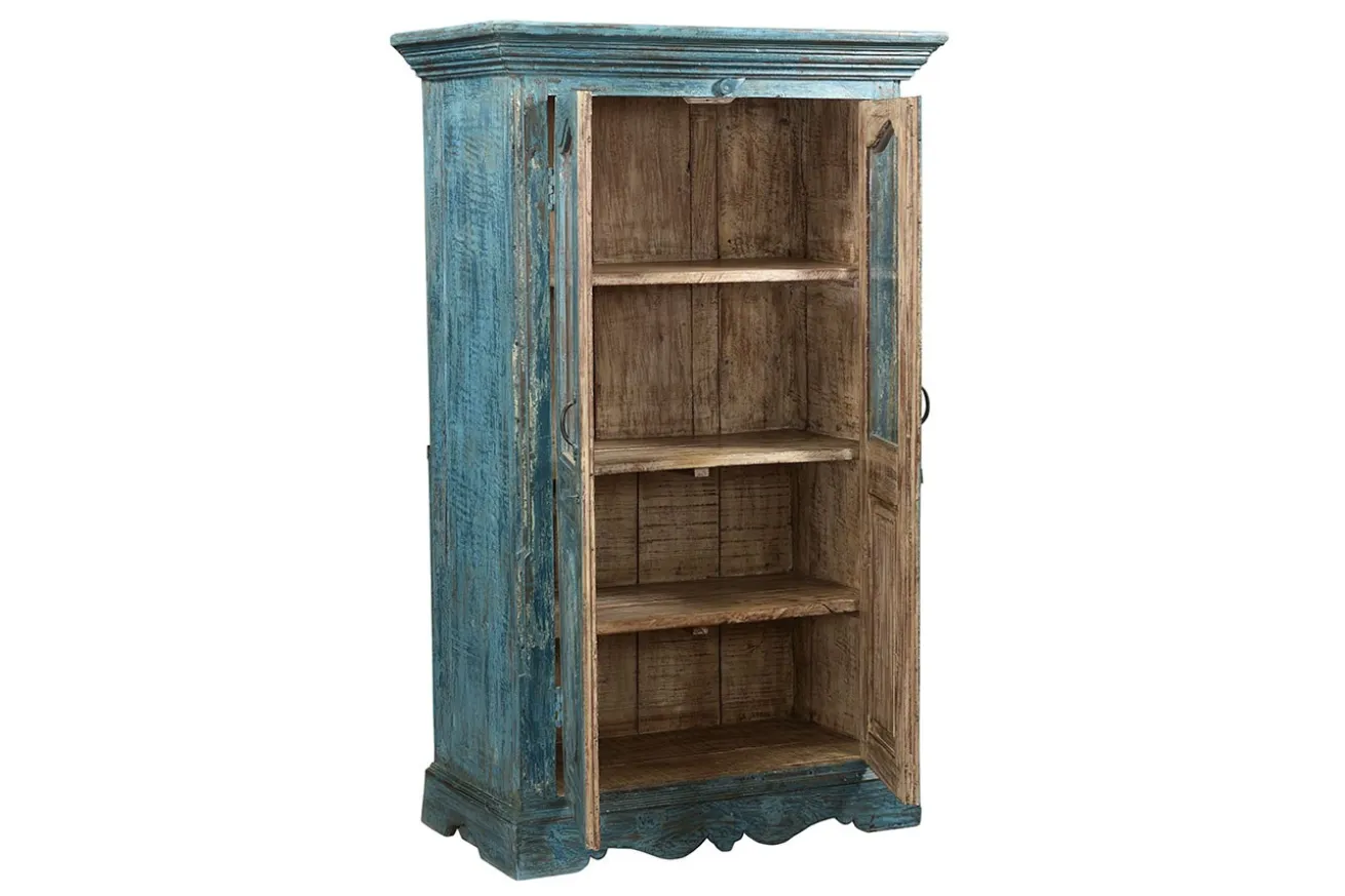 Vitrine Vintage blau