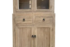 Vitrinenschrank braun H 225 cm