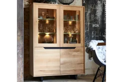 Vitrinenschrank EXTREME Eiche H 170 cm