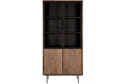 Vitrinenschrank Metropole Teak H 210 cm