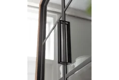 Vitrinenschrank Metropole Teak H 210 cm