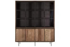 Vitrinenschrank Metropole Teak B 180 cm