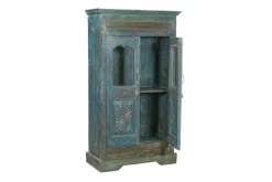 Vitrinenschrank Vintage blau