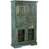 Vitrinenschrank Vintage blau