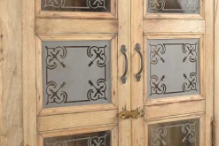 Vitrinenschrank Vintage natur