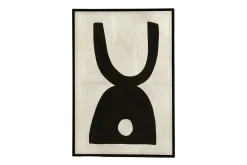 Wandbild Equilibro schwarz H 90 cm