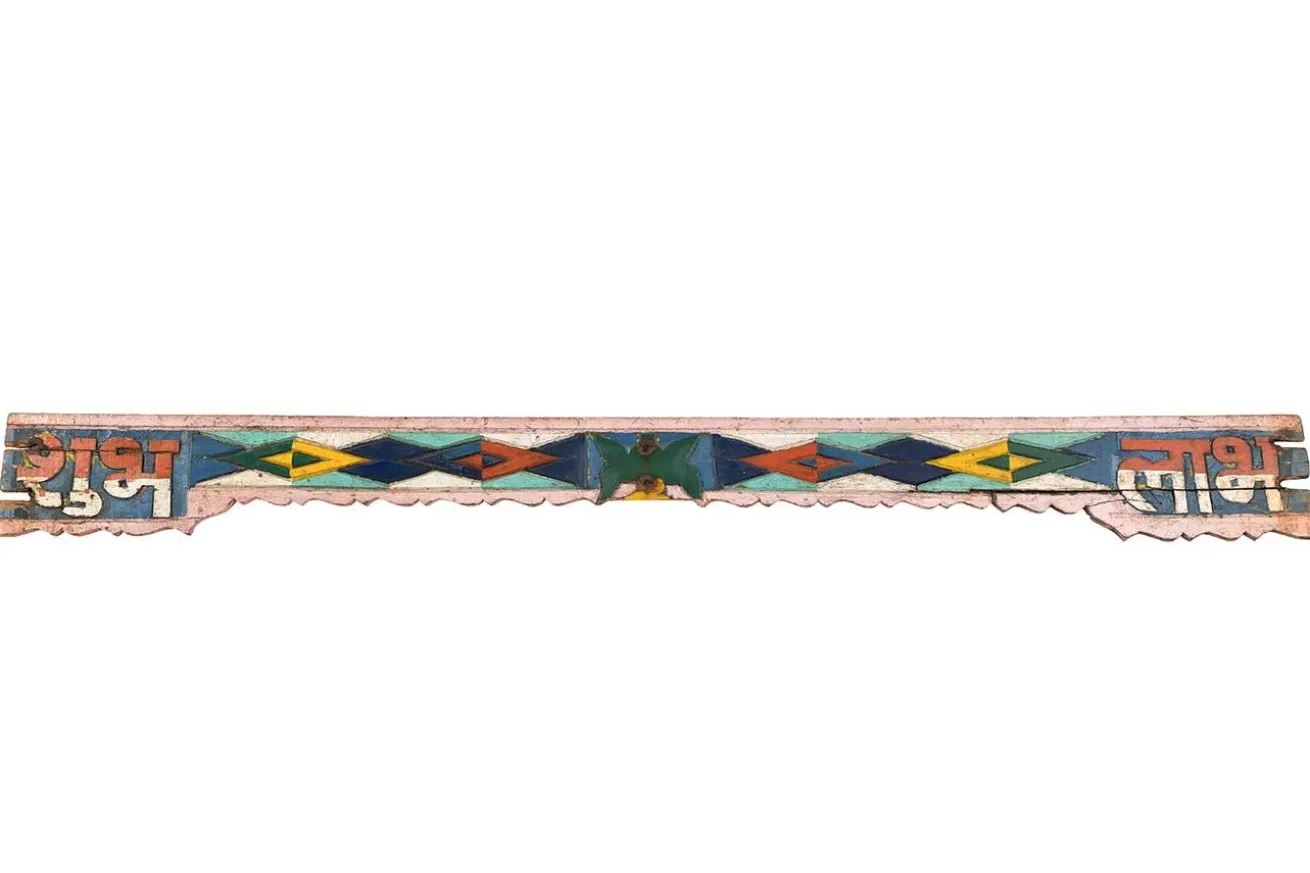 Wandbild Holz Vintage bunt