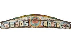 Wandbild Holz Vintage bunt