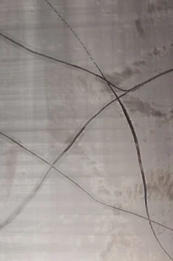 Wandbild Industrial Metall Look silber