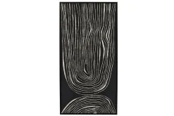 Wandbild Sestri schwarz weiss 63x123