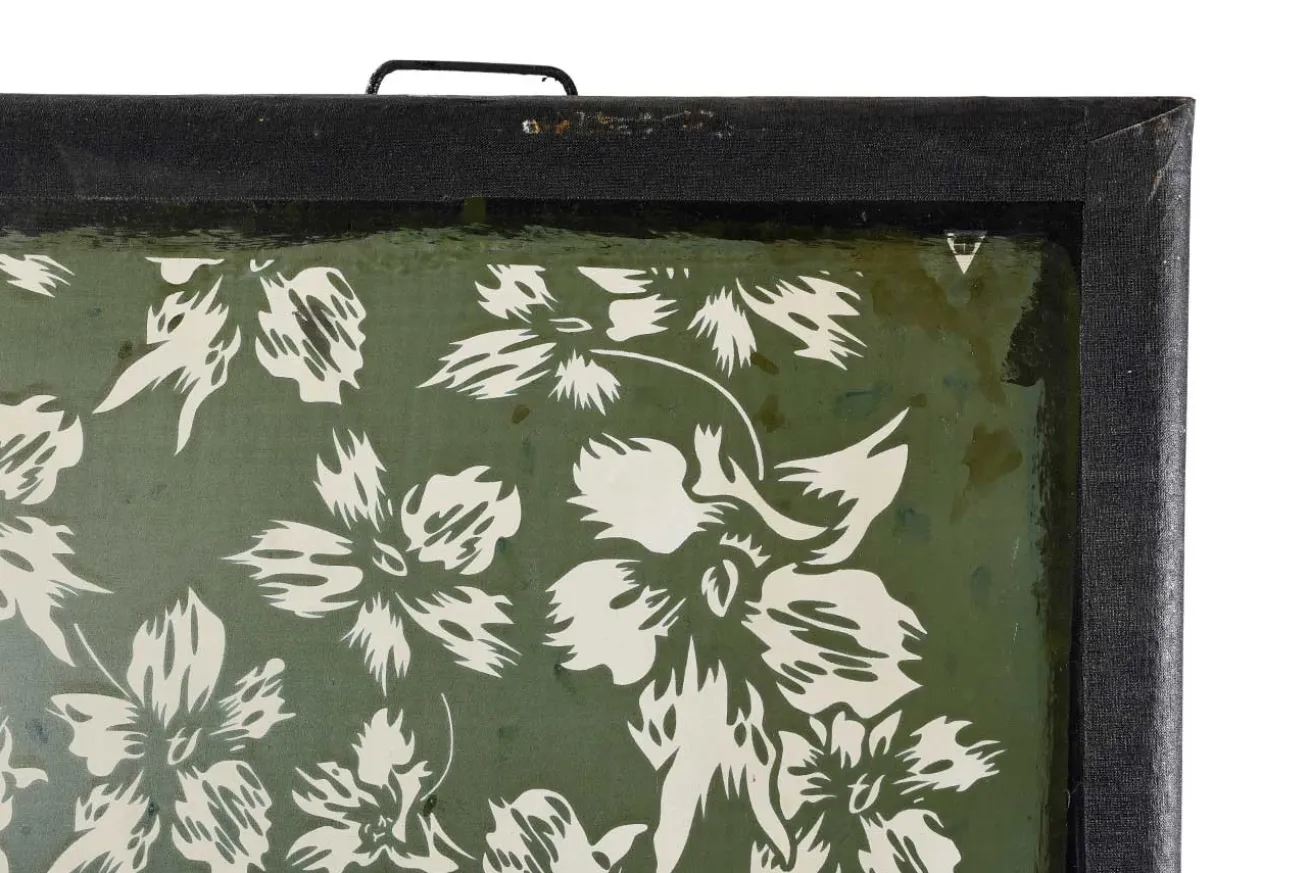 Wandbild Siebdruck Vintage