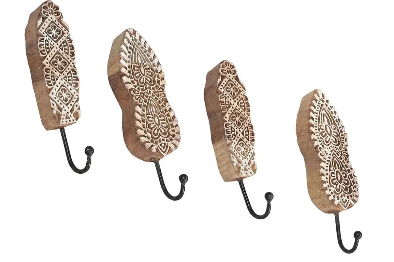 Wandhaken Vintage weiss