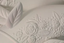 Wandleuchte Aprile Fisch weiss