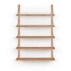 Wandregal Alina 5er Eiche lackiert