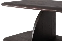Wandregal Geometric Teak gebeizt