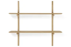 Wandregal PI Eiche H 91 cm