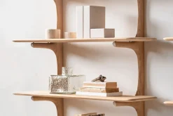 Wandregal PI Eiche H 196 cm