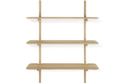 Wandregal PI Eiche H 126 cm