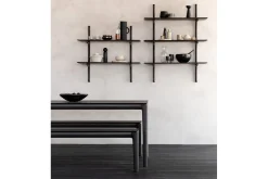 Wandregal PI Mahagoni H 91 cm