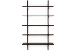 Wandregal PI Mahagoni H 196 cm