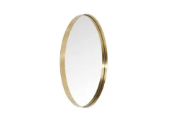 Wandspiegel Curve gold D 100cm