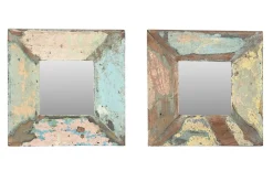 Wandspiegel Vintage bunt