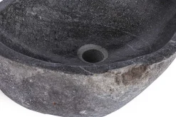 Waschbecken Kiesel oval medium