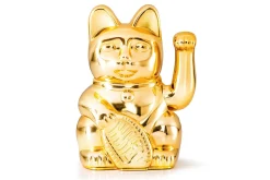 Winkekatze Lucky Cat Cosmic shiny gold