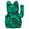 Winkekatze Lucky Cat Cosmic shiny grün