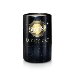 Winkekatze Lucky Cat Cosmic shiny platin