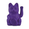 Winkekatze Lucky Cat matt violett