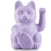 Winkekatze Lucky Cat matt violett