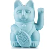 Winkekatze Lucky Cat matt hellblau