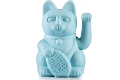 Winkekatze Lucky Cat matt hellblau