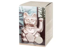 Winkekatze Lucky Cat matt rosegold