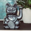 Winkekatze Lucky Cat matt galaxy