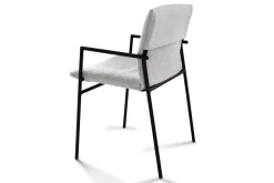 Yves Armlehnstuhl Stoff hellgrau